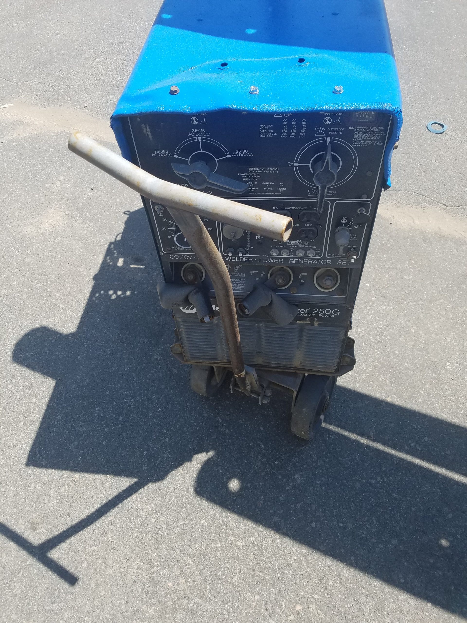 Miller Trailblazer 250G unit 4d New Bedford Welding Supply