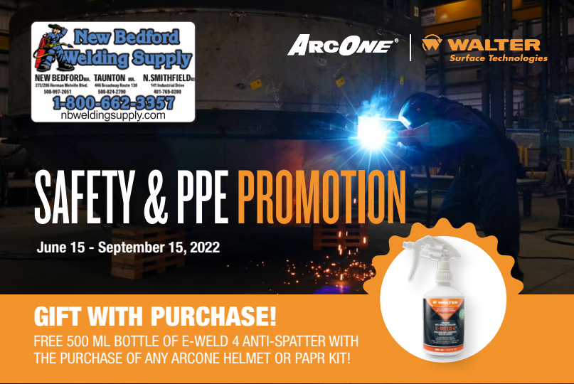 Walter PPE Promotion New Bedford Welding Supply